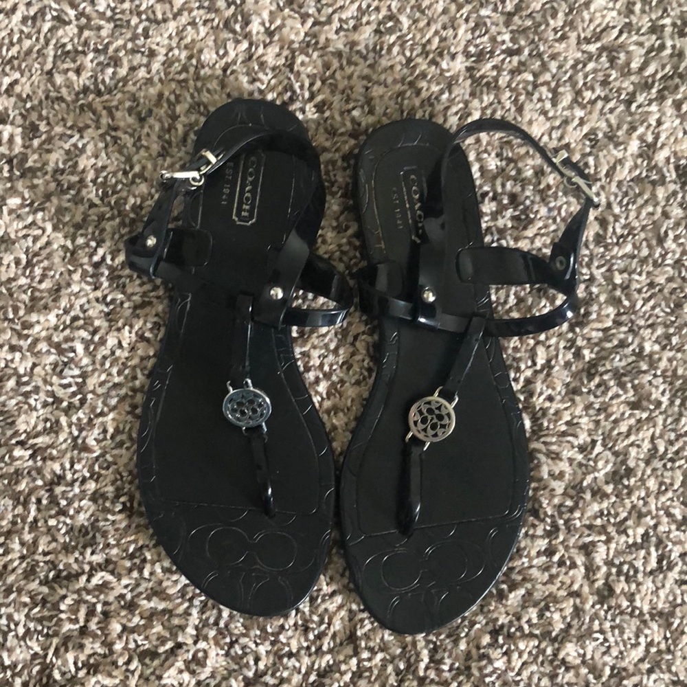 Coach sandals .